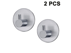 2026-2pcs Ganchos De Toalla Autoadhesivos De Acero Inoxidable Resistentes Anti-deslizantes Para Baño Y Cocina Sqc