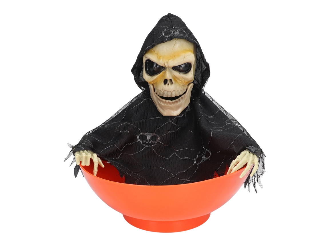 2026 Plato De Frutas Calavera Con Esqueleto Eléctrico Y Luz Fantasma Para Decoración De Fiestas