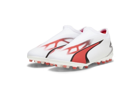 Botas de fútbol Unisex para Fútbol PUMA Ultra Match Ll Blanco (38)