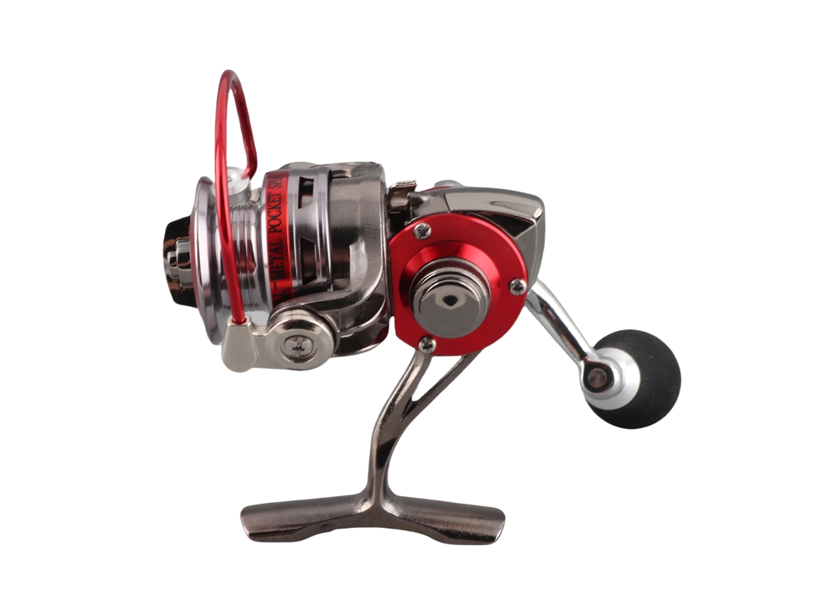 Reel De Pesca Spinning Mini 3+1 Rodamientos 5.0:1 Metal Pleno Molinete De Pesca Hielo Accesorios De Pesca