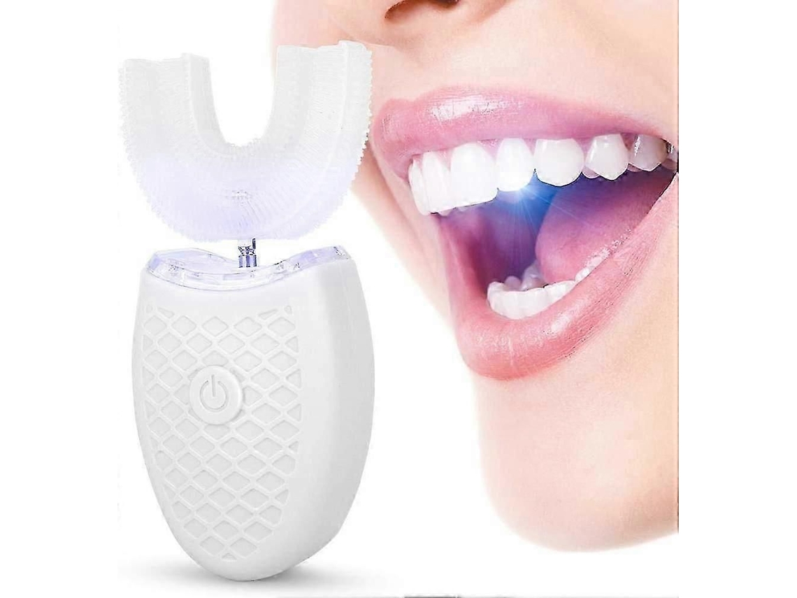 Cepillo de dientes en forma de U para adultos, eléctrico sónico, limpieza automática, cuidado bucal, 360° frío L GOKOCO