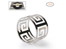Anillos Redondos De Acero Inoxidable Para Servilletas Con Diseño Calado Para La Decoración De La Mesa.
