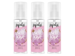 Fragancia corporal Impulse, bruma Self-Love con pétalos de rosa y notas de cedro, 150 ml, paquete de 3 Impulse