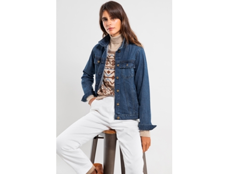 Cazadora de Mujer THROTTLEMAN Azul (S)