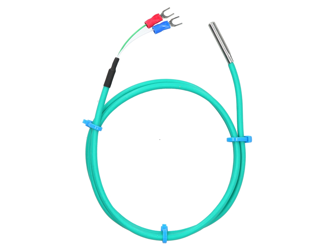 Termopar Tipo K, Sonda De Acero Inoxidable, 5x30 Mm, Silicona Impermeable, 0-200 ℃, Cable Verde Flexible, 2 M