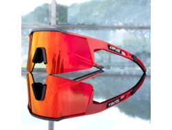 Gafas de ciclismo con lentes de polímero negro y protección UV400, montura TR 90 MDUG (estilo 5)