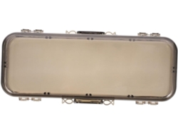 Estuche transparente para lápices, ligero, duradero y portátil, ideal para material escolar.