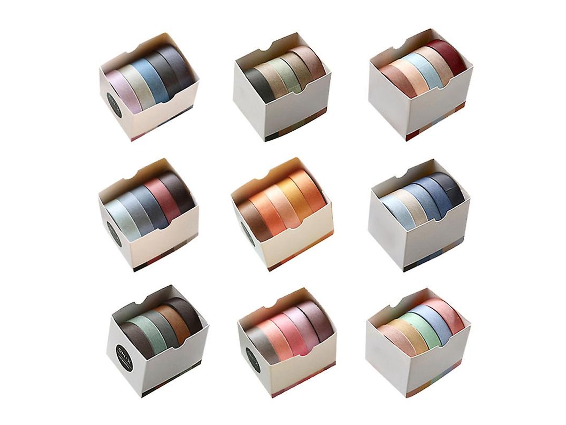 45 rollos de pegatinas de cinta decorativas repetibles elegantes para tienda de manualidades Diy ALLINLESS