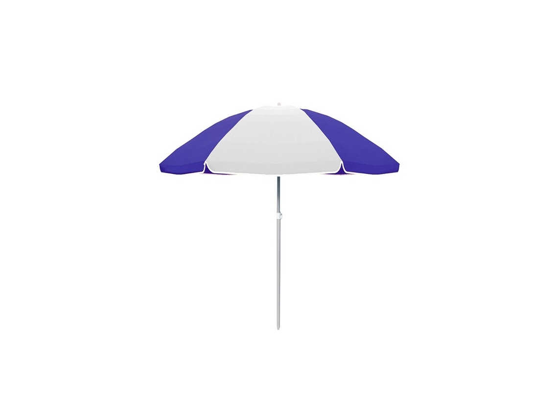 Sombrilla de playa Marbueno Summer Oxford morada de 180 cm para jardín y playa