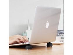 Usb | Portátil | Hogar - Pequeño, Compacto Y Elegante Soporte Negro Para Portátil Cuenta Con Un Puerto Usb Integrado Con Indicador Led, Lo Q