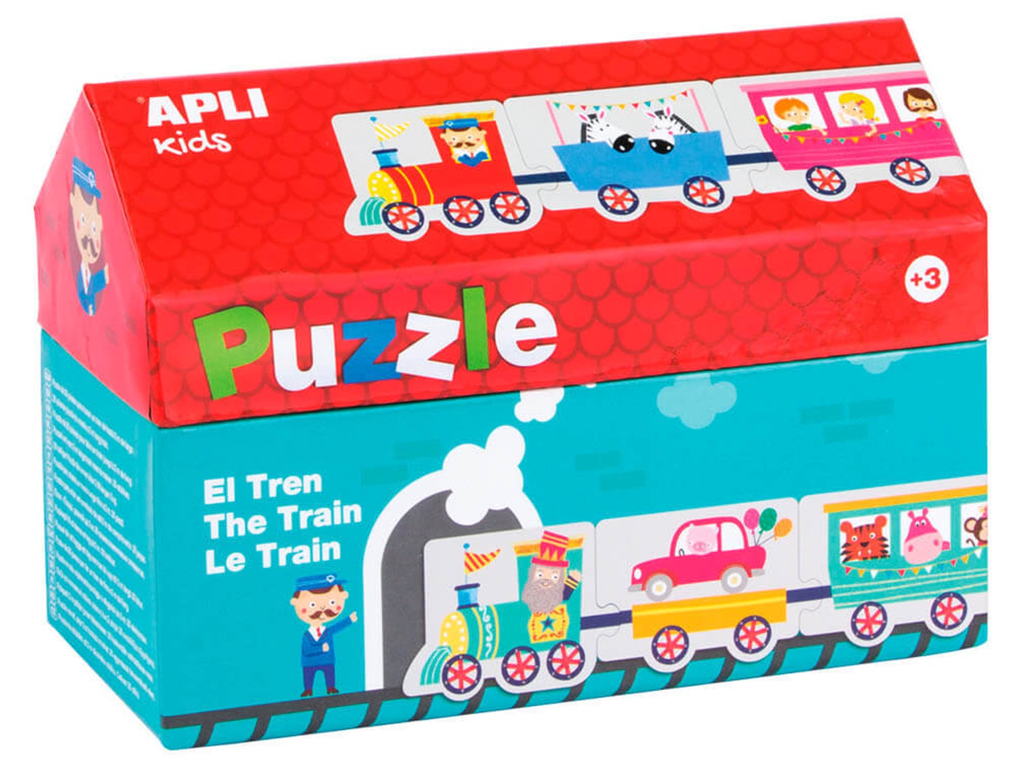 Puzzles APLI KIDS Casita Tren (20 piezas)