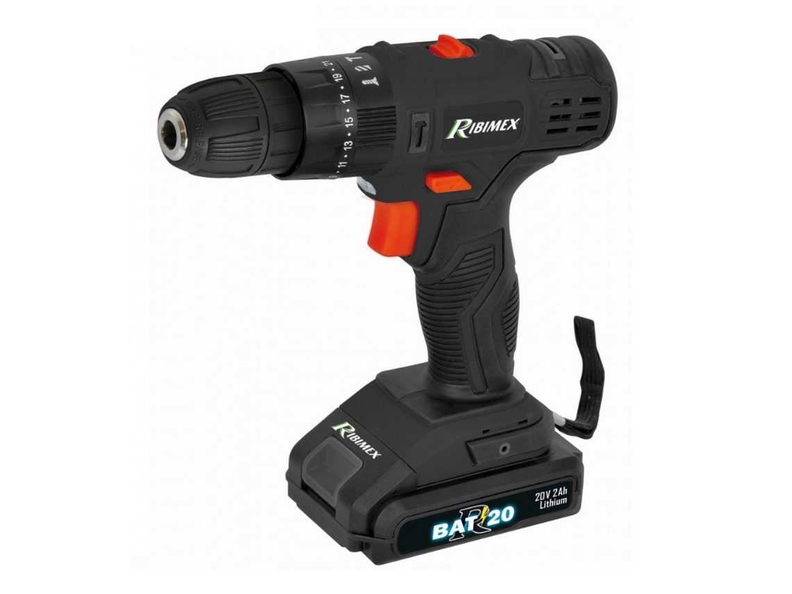 Taladro Negro 20V PRBAT20/P RIBIMEX