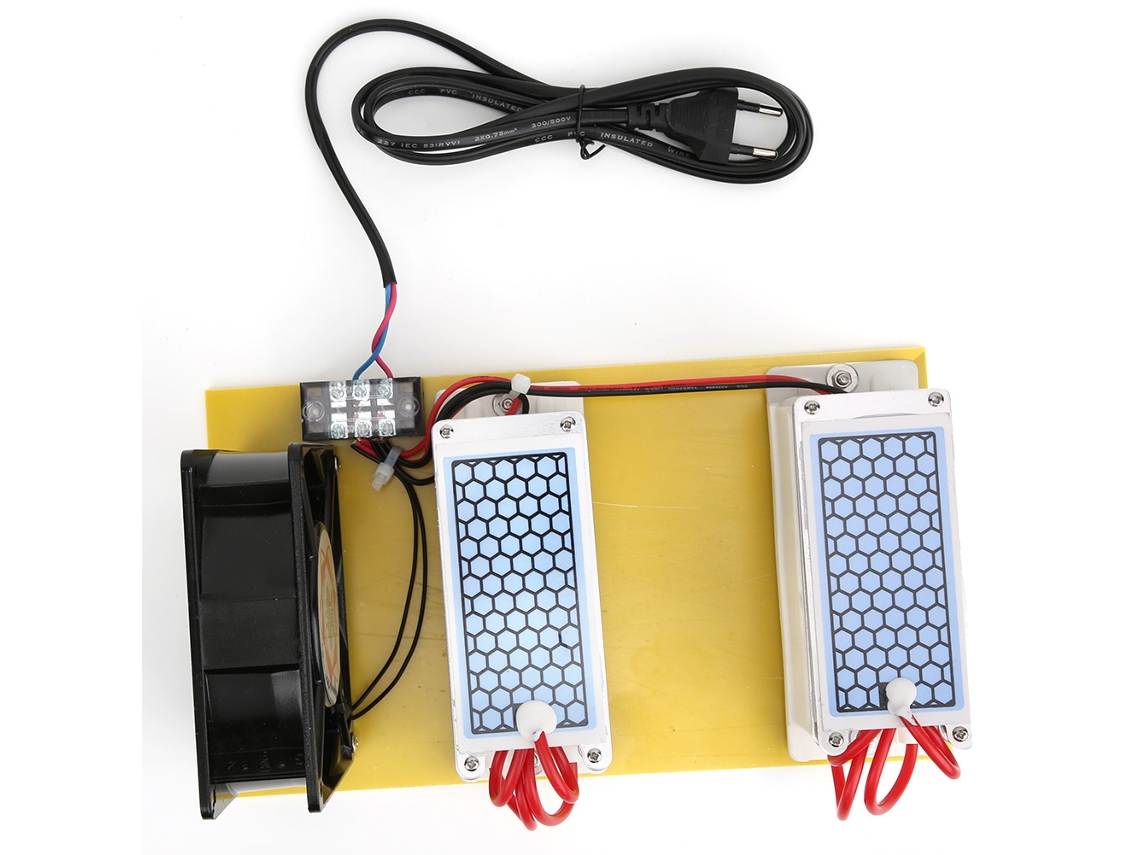 Purificador de aire con generador de ozono de 20 g y ventilador
