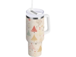 Árbol Navidad Vaso Botella Taza Acero Inoxidable - Vaso Térmico Portátil