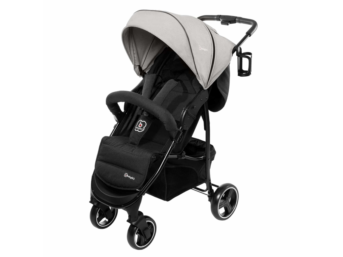 Cochecito Babygo Basket Grey Melange