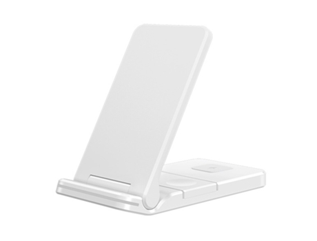 ELKUAIE Cargador inalámbrico plegable 3 en 1, soporte de carga certificado Qi de 15 W, compatible con iPhone Samsung, etc.