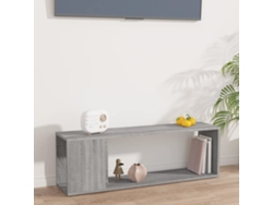 Mueble para TV | Armario para TV | Mueble de TV 100x24x32 cm Derivados de madera Gris Sonoma