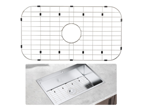 Rejilla protectora para fregadero Rejillas de fregadero de acero inoxidable de 26 x 14 pulgadas VEVOR