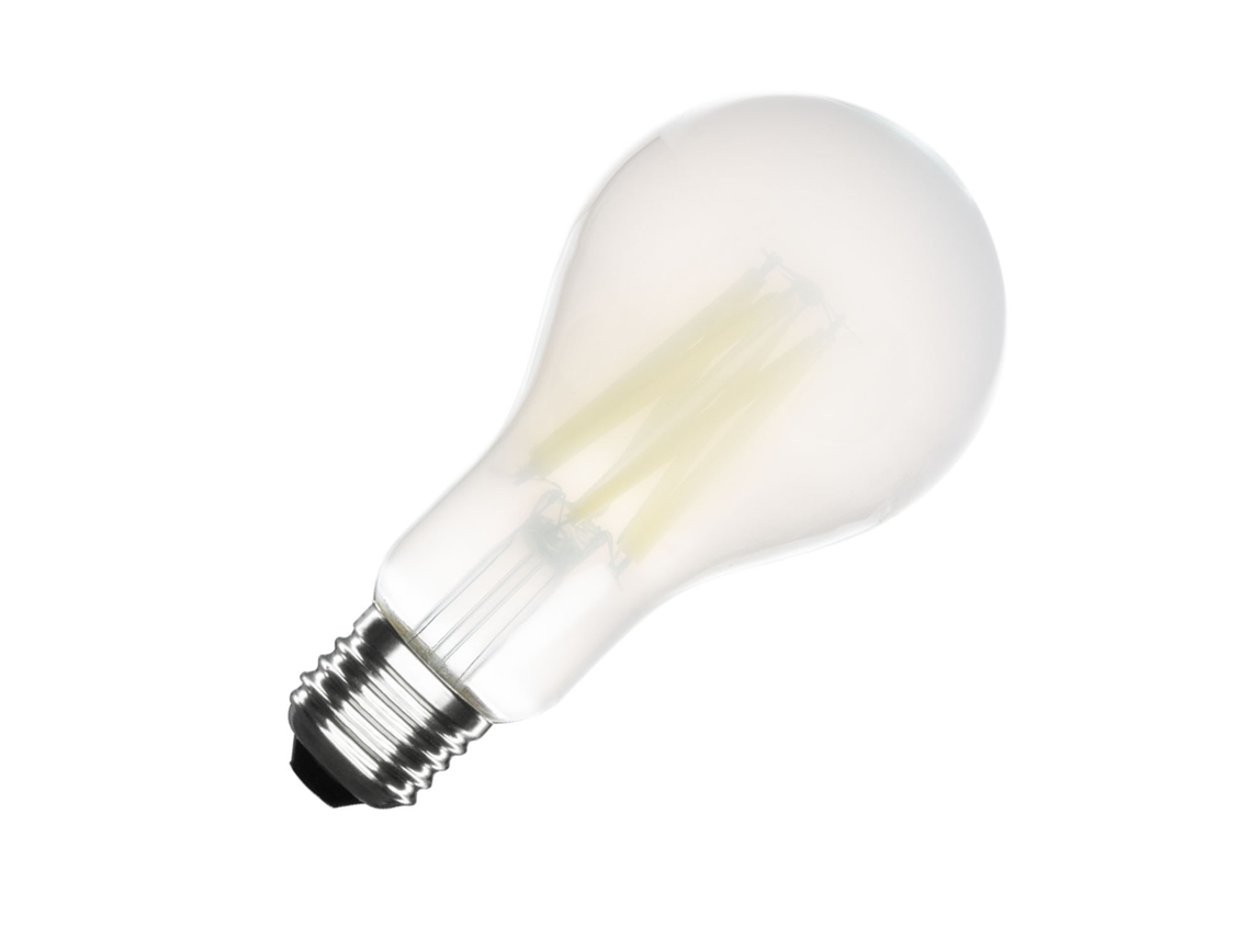 Bombilla de filamento E27 7,3 W 1535 Lm A70 Opal Clase A Sin parpadeo 2700 K Blanco cálido Ledkia