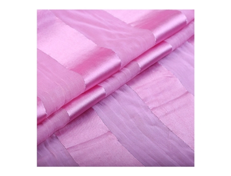 Fabrics De Seda Con Rayas De Satén Para Camisas Sociales (Azul - 1 Metro - 110 Cm)