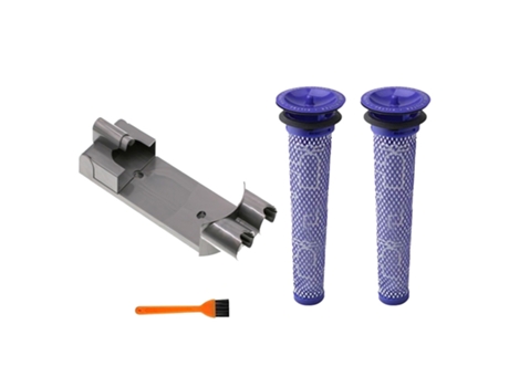 Kit de piezas de estación de acoplamiento de repuesto, soporte de montaje en pared, piezas de prefiltros para accesorio de filtro Dyson V7 V8