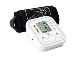 Monitor De Presión Arterial Con Tubo Para El Brazo Superior - Monitor De Presión Arterial Y Frecuencia Cardíaca Para Uso Doméstico Con Pantalla Lcd