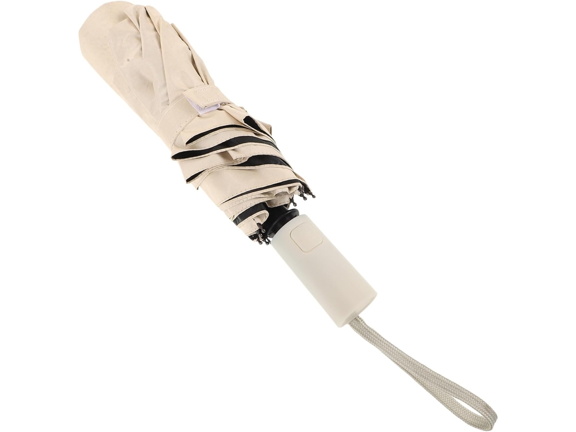 Paraguas Doble Plegable Automático, Compacto Y Ligero, 16 Varillas Resistentes Al Viento, Protección Uv.