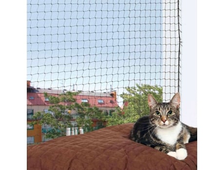 Red de Seguridad para Perros y Gatos TRIXIE (Negro - 30x30mm - Nylon)