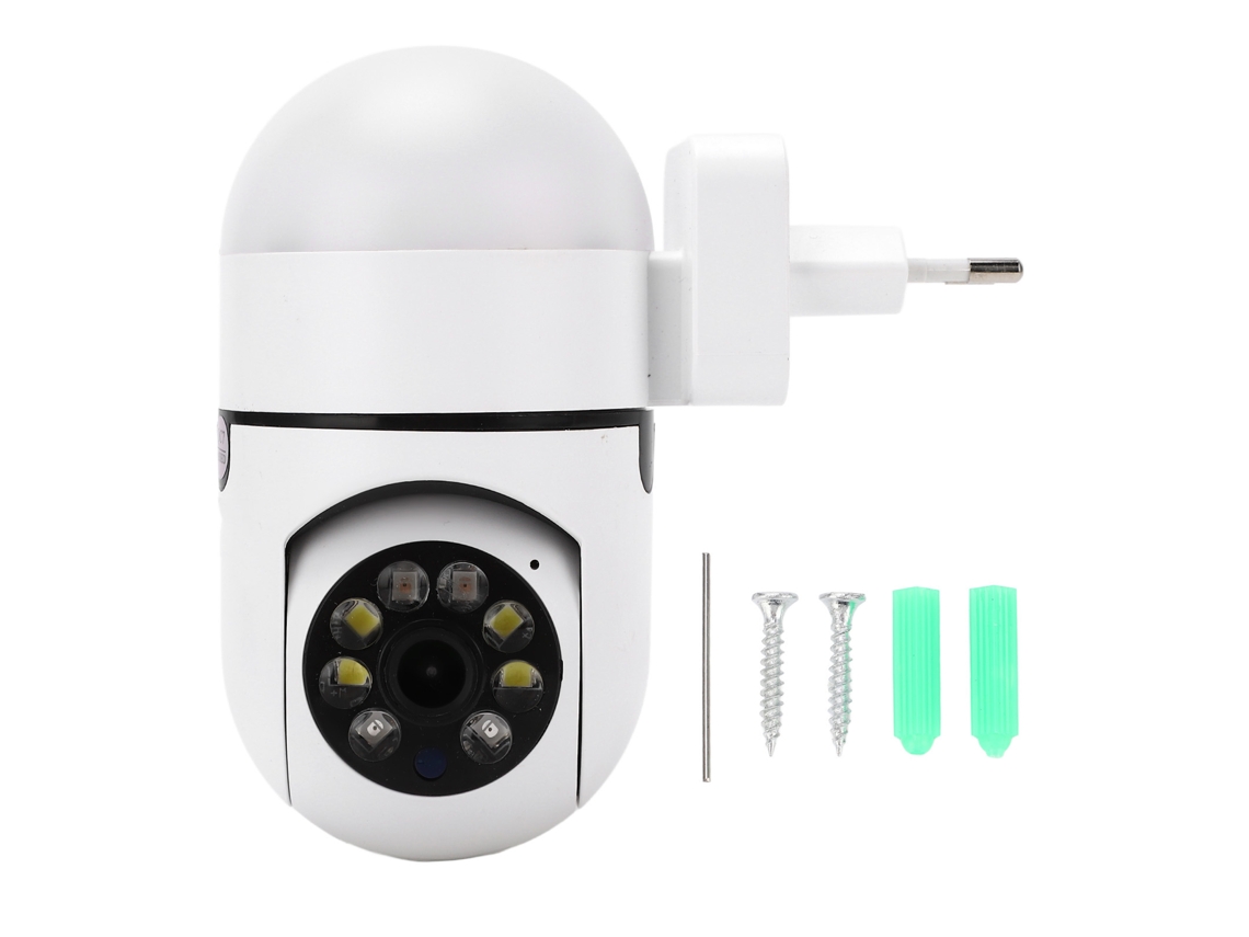 Cámara Inalámbrica De Seguridad Visión Nocturna 360° 2mp Wifi Hogar