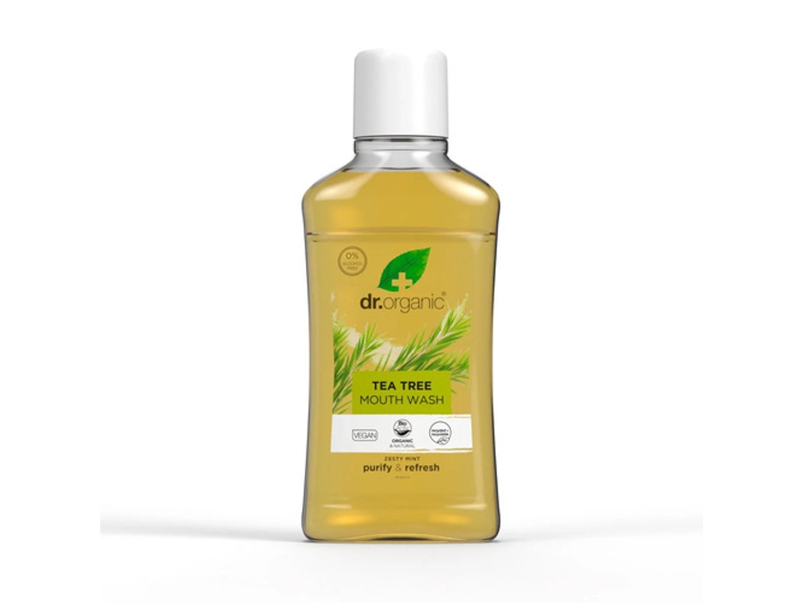 Té DR ORGANIC Tree Mouthwash-Enjuague Bucal De Arbol De Te (500 ml)