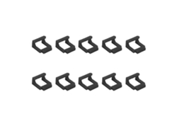 10 Piezas De Clips Retenedores Adaptadores Para Tarjeta Riser Pcie Usb3.0 Fijación Segura Durable Negro