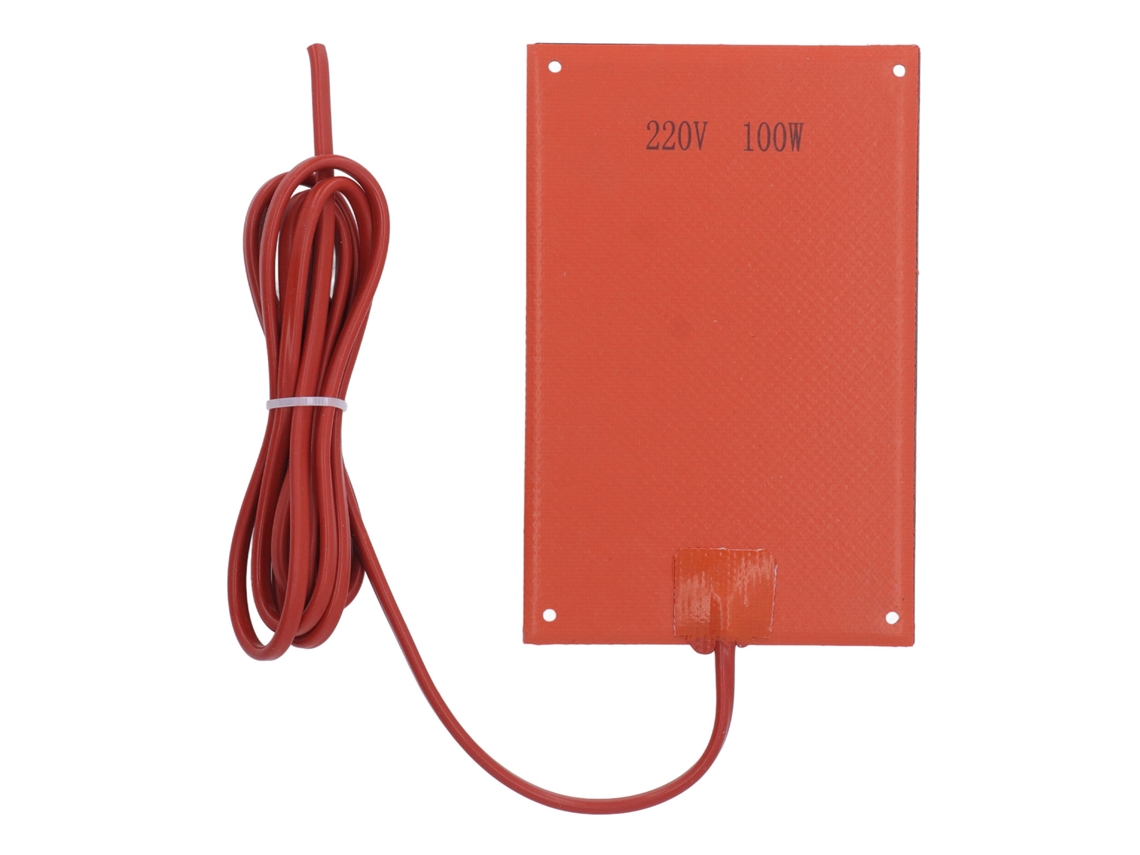 MEOIRUERY Placa de Calefacción para Motor 100W 220V Reemplazo de Alfombrilla Calefactora del Cárter en Silicona para Frío