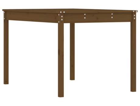 Mesa De Jardín VIDAXL Marrón Madera (121x82.5x76 cm)
