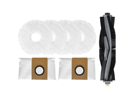 Filtro escova lateral principal esfregona pano pano saco de pó para ecovacs deebot x1