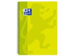 Cuaderno OXFORD School classic fº 80 Hojas verde limão (Fº)