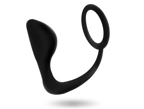 Plug Anal ADDICTED TOYS Con Anilla (Preto)