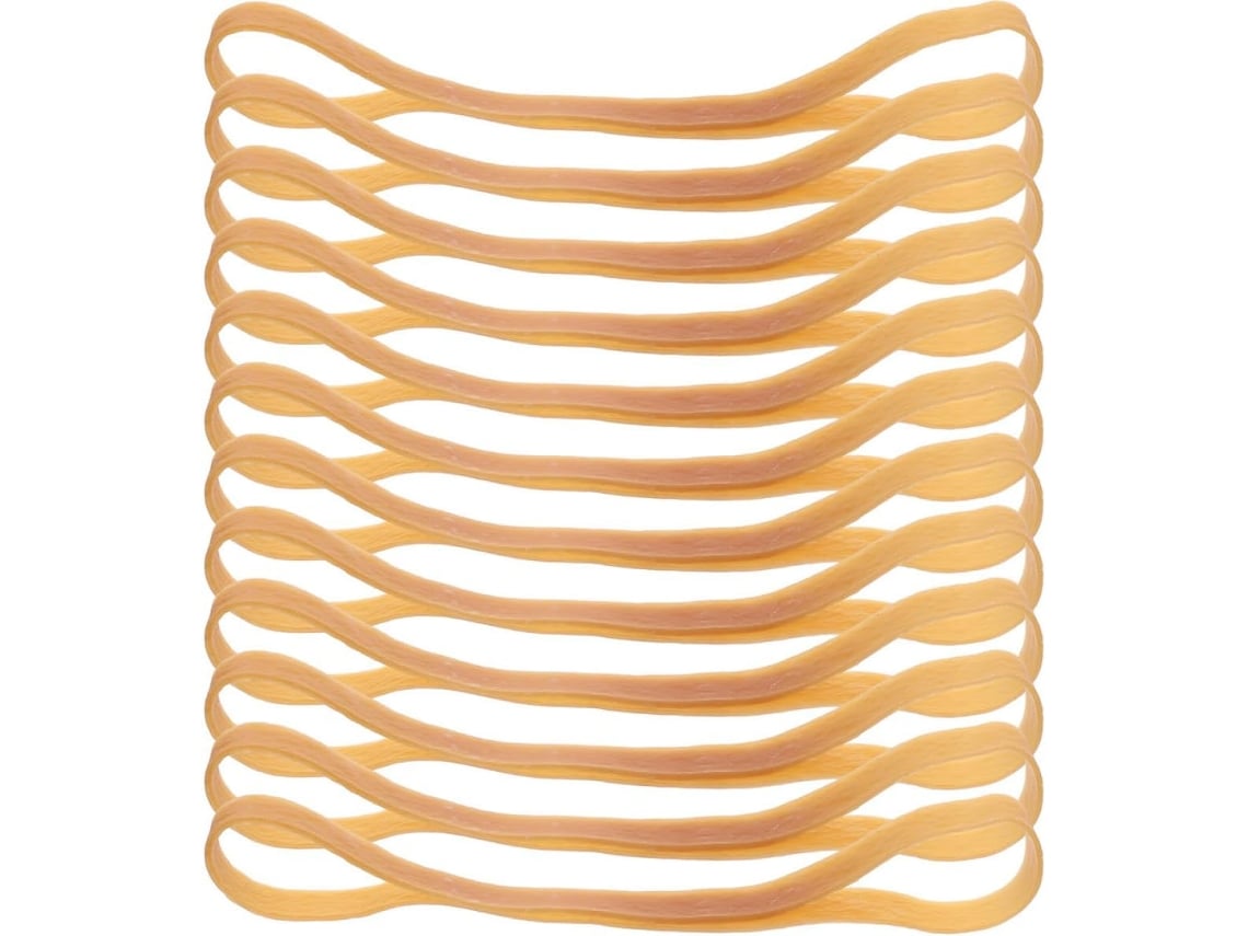 Bandas Elásticas Gruesas Y Multifuncionales De Caucho Natural De 280 Mm X 14 Mm Y 500 G Para Fijación De Escritorios.