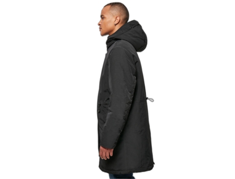 Parka para Hombre URBAN CLASSICS (L - Poliéster - Negro)