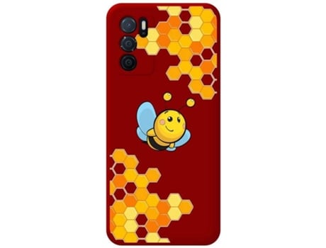 Carcasa Oppo A16 / A16s TUMUNDOSMARTPHONE Abeja Rojo