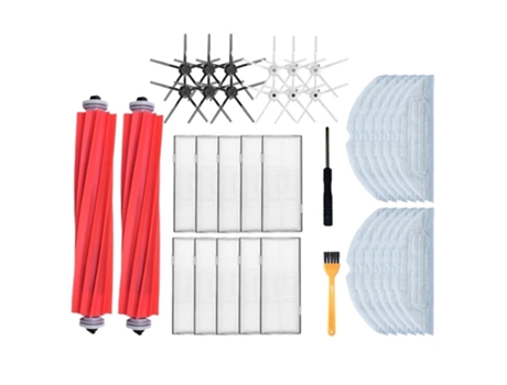 Acessórios de Aspirador 38 piezas para s7/s7 maxv ultra filtro hepa bolsa de polvo cepillo principal mopa c