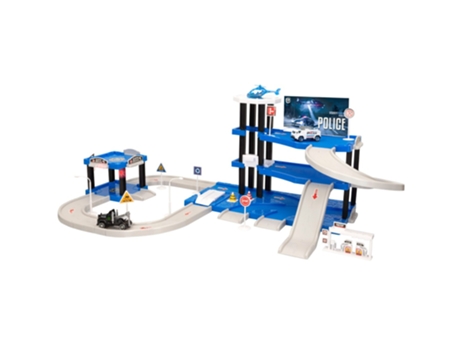 Garaje SPEED & GO Police 3 Niveles C/2 Coches Y 1 Helicóptero (3 anos)