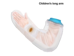 1 Funda Protectora Impermeable Para Brazo De Ducha Para Adultos - Tamaño Completo Y Largo