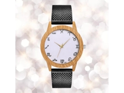 Reloj De Pulsera Unisex De Cuarzo, Elegante, Con Diseño Moderno Y Silencioso (negro).