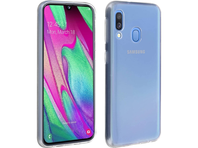 Carcasa Samsung Galaxy A40 AVIZAR Silicona Transparente