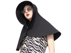 Sombrero De Pesca Para Mujer Con Protección Solar Visera Ancha Uv Para Verano Senderismo Jardinería Protección Cervical Negro