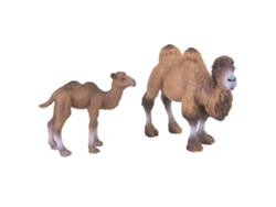 2pcs Figuritas De Camello Miniatura Modelo Animal Decoración Hogar Juguetes Educativos Para Niños