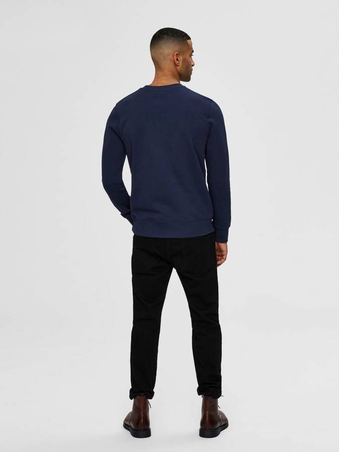 Sudadera Selected Punto hombre xxl azul para