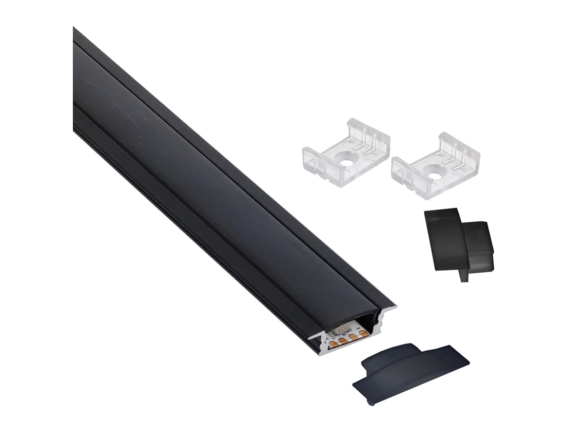 Perfil Aluminio Kobe Press Para Tiras Led 2 Metros LEDBOX
