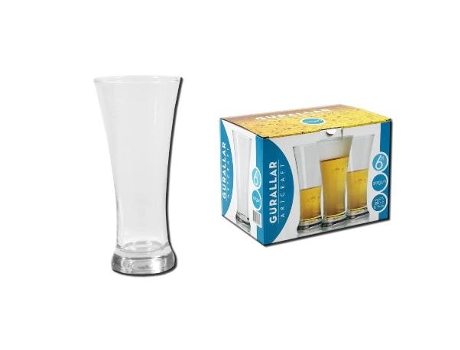 Vajilla sorgun caja 6 vasos cerveza 360 cc (srg375f) 20079-1
