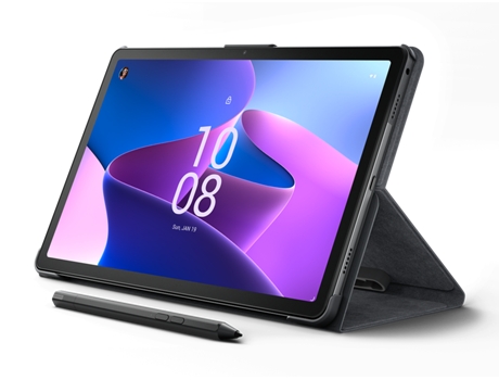 Tablet Lenovo Tab M10 Plus 3Rd Gen + Funda Folio + Pen (10.6'' - 128 Gb - 4 Gb Ram - Wi-Fi - Gris)